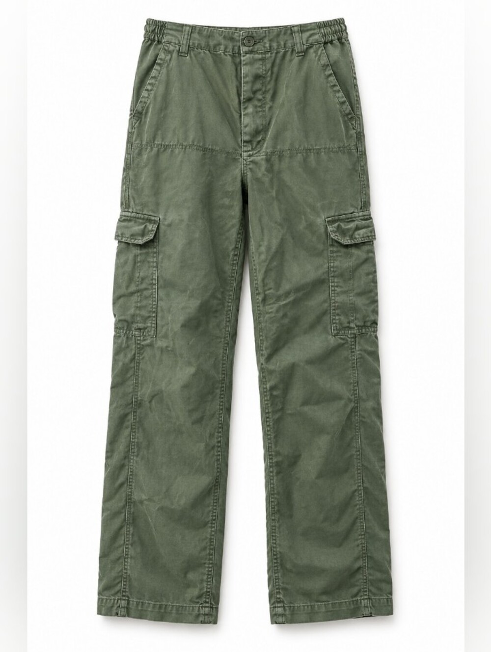 High-waisted Wide Leg Cargo Pants